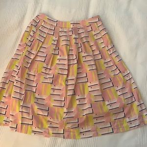 J.Crew geometric skirt. NWT. Size 0.